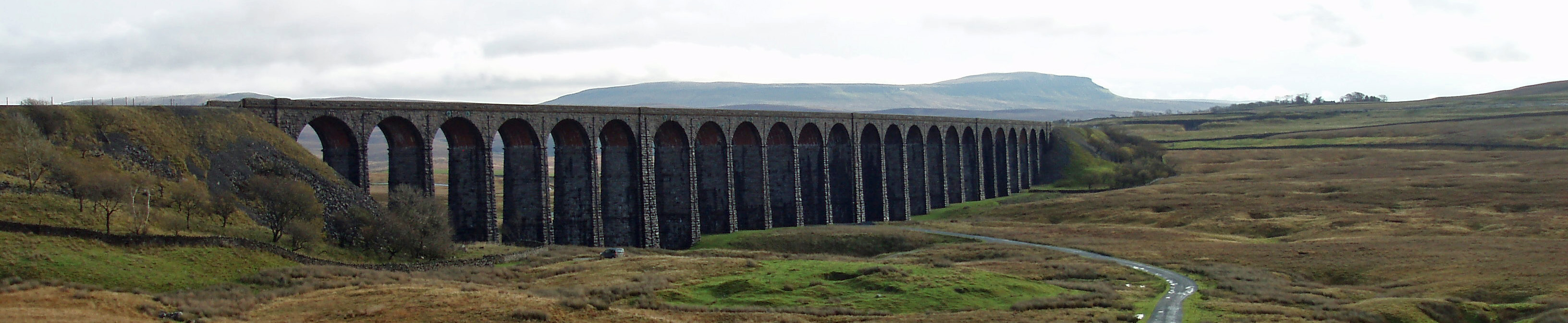 The Ribblehead Viaduct and Pen-y-ghent