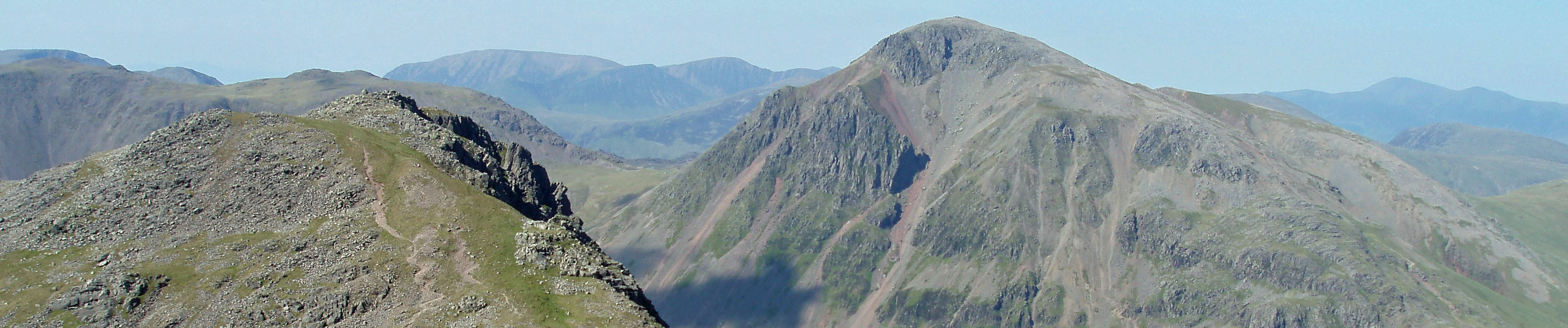 Lingmell and Great Gable from Scafell Pike