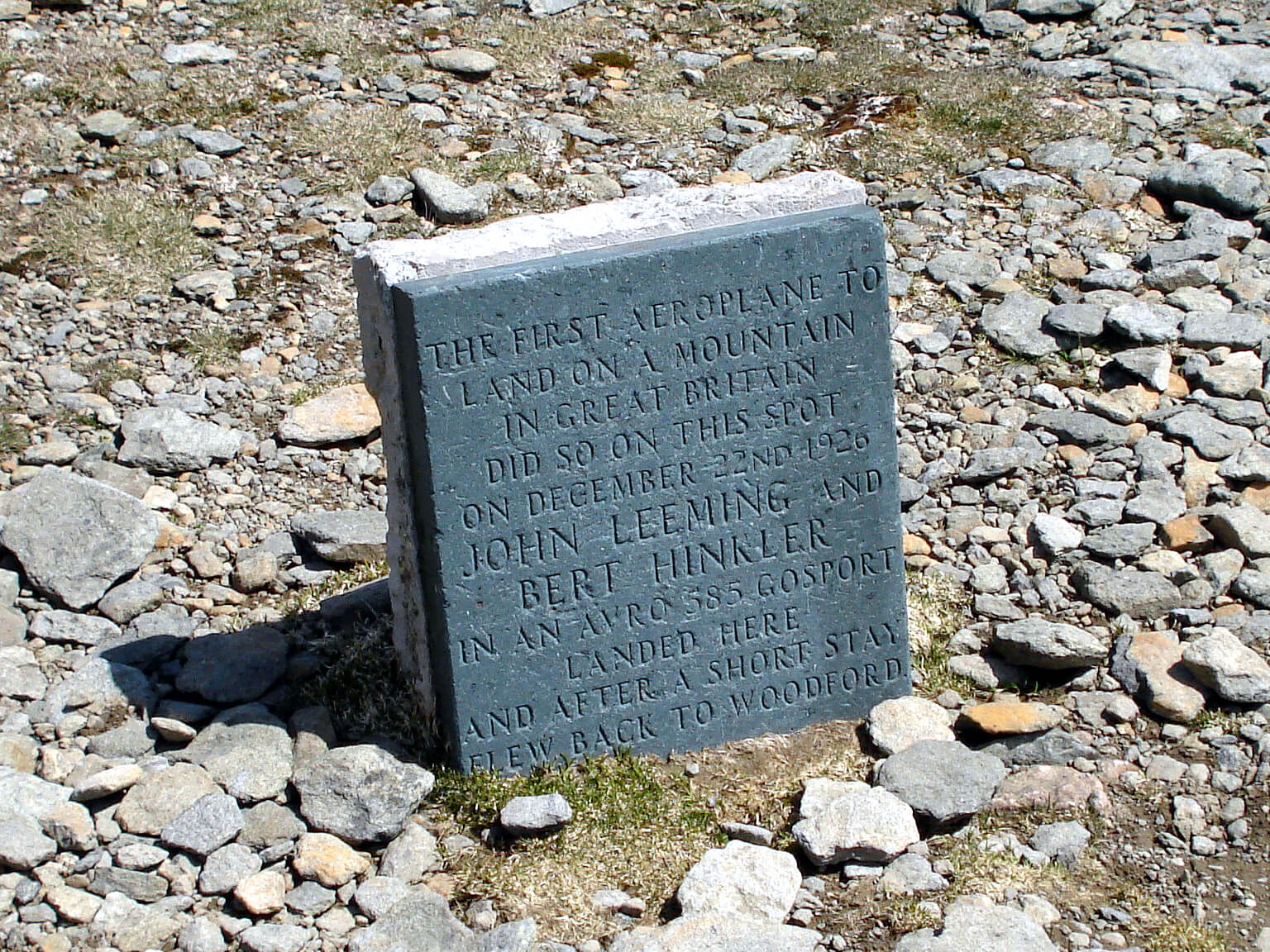 helvellyn memorial