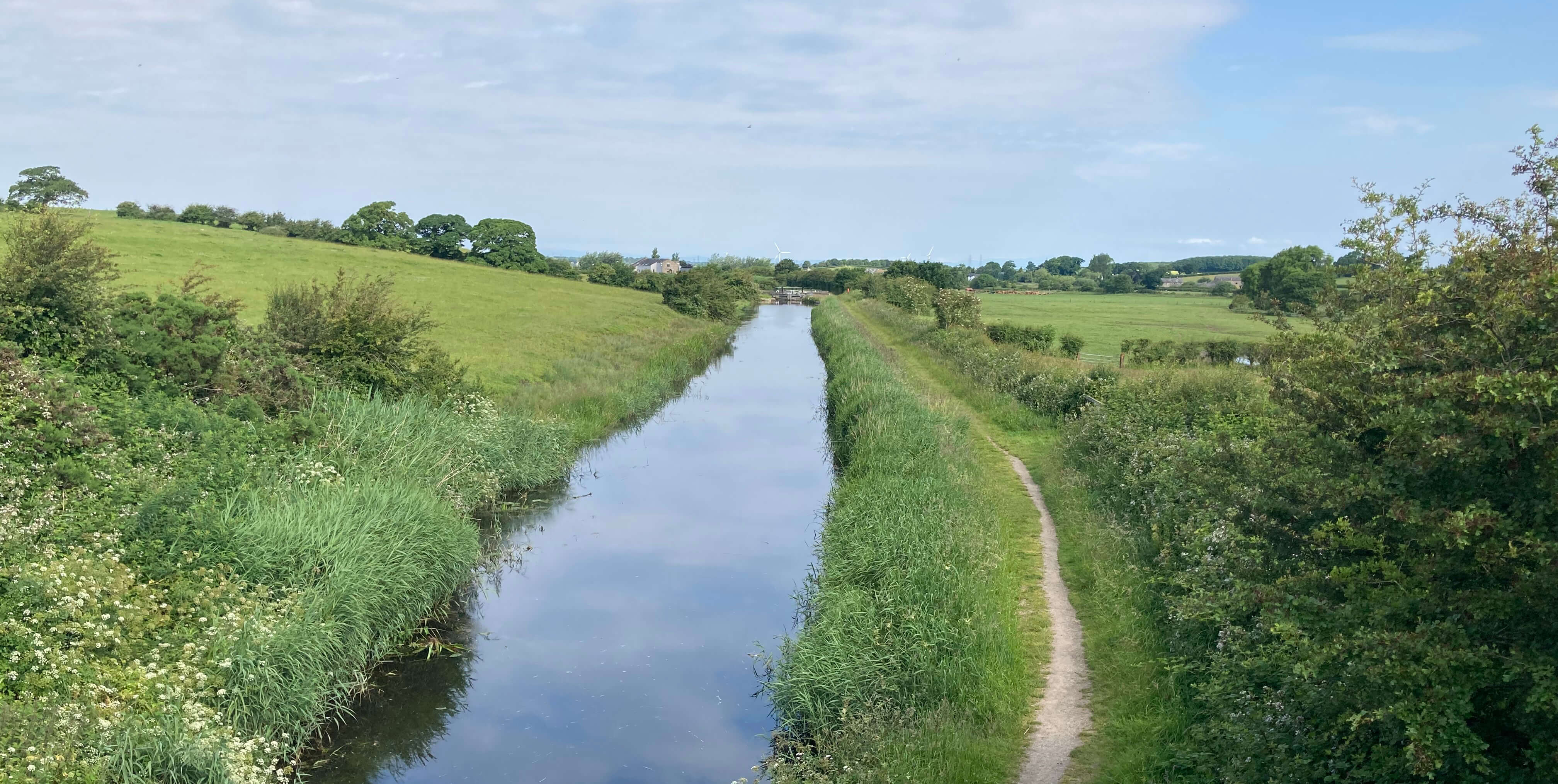 Glasson Canal from Bailey Bridge