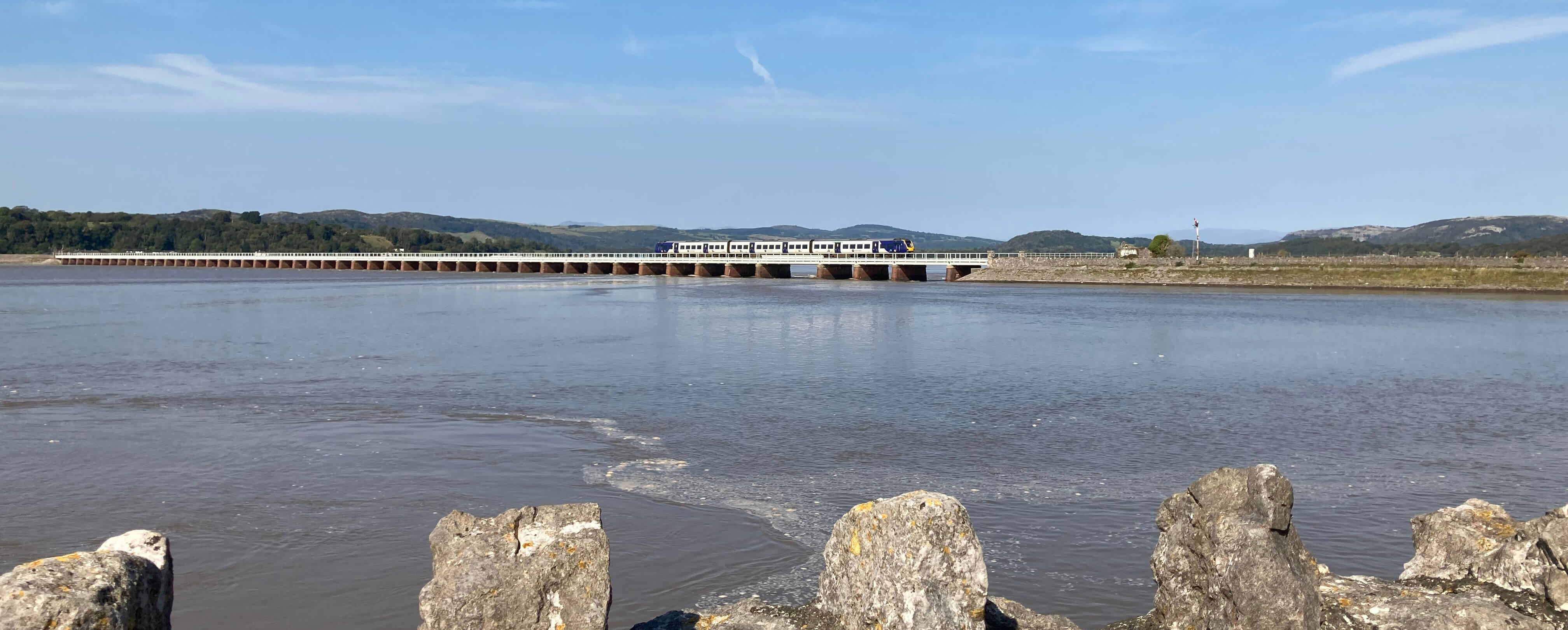 Kent estuary at high tide