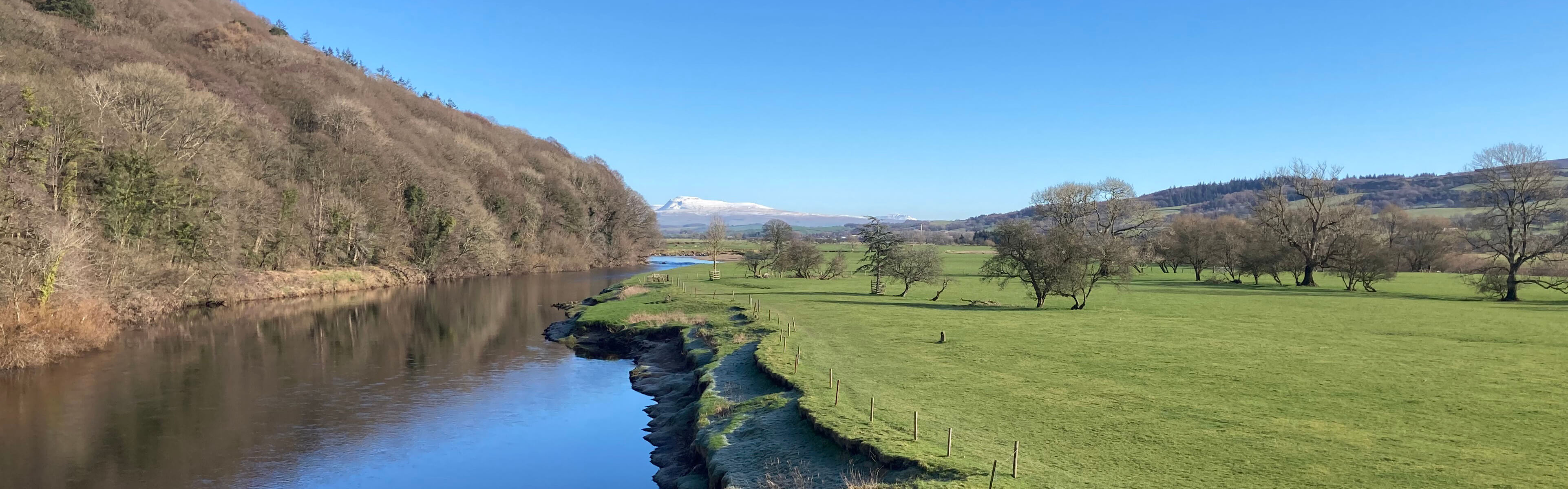 Ingleborough from the Waterworks Bridge